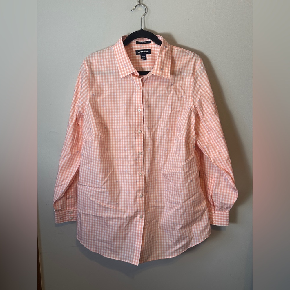 Women’s lands end button down